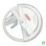Rubbermaid Commercial, BRUTE, ProSave, Sliding Lid with Scoop for BRUTE 10 Gal, Clear