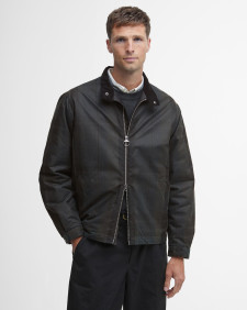 Wachsjacke Harrington Check 