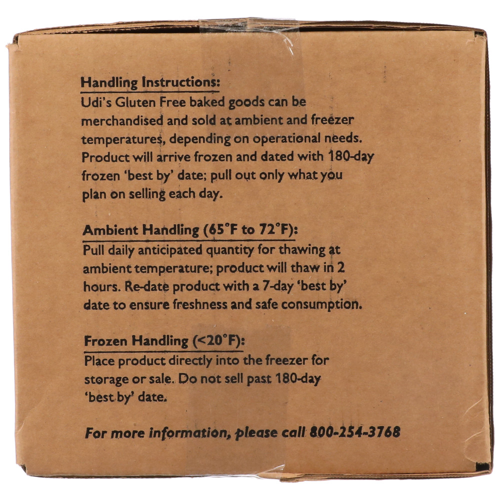 Udi's Delicious Gluten Free Soft Multigrain Bread 6/24oz Conagra