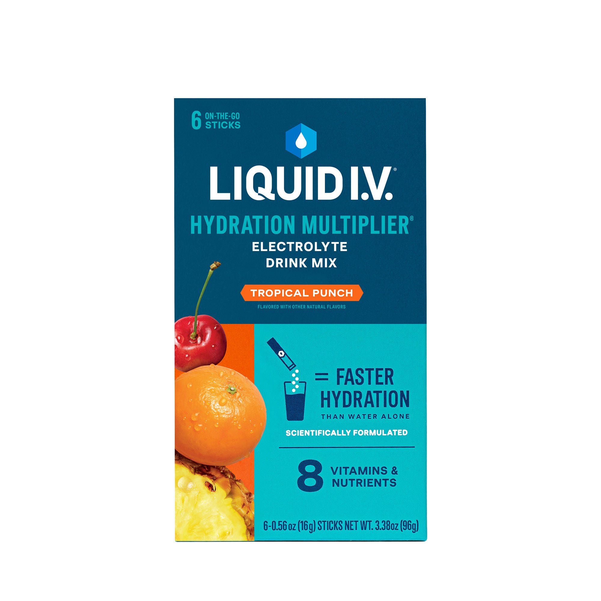 The LIV Group Inc LIQUID IV, PDR HYDRATION TROPICAL PUNCH (6/PK 12PK/CS)