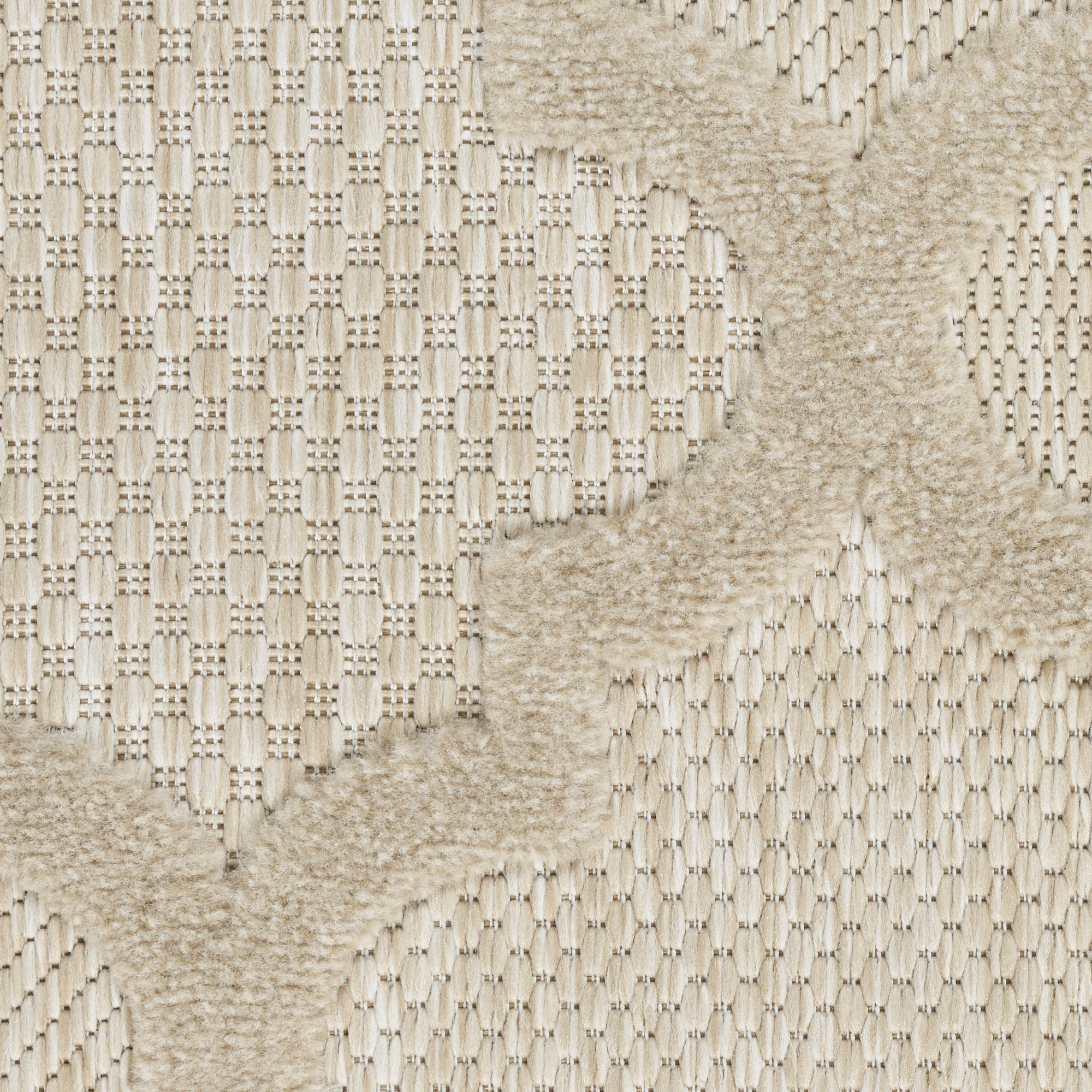 Nourison Easy Care 2'2" x 14 Cream Modern Rug