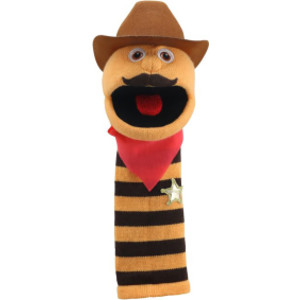 Eco Knitted Puppet: Cowboy