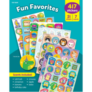 Fun Favorites Smelly Stickers Variety Pack
