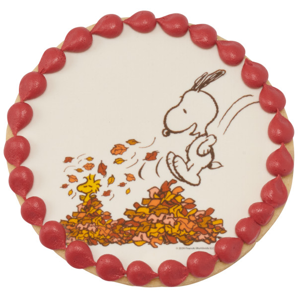 Peanuts® Happy Fall PhotoCake® Edible Image®