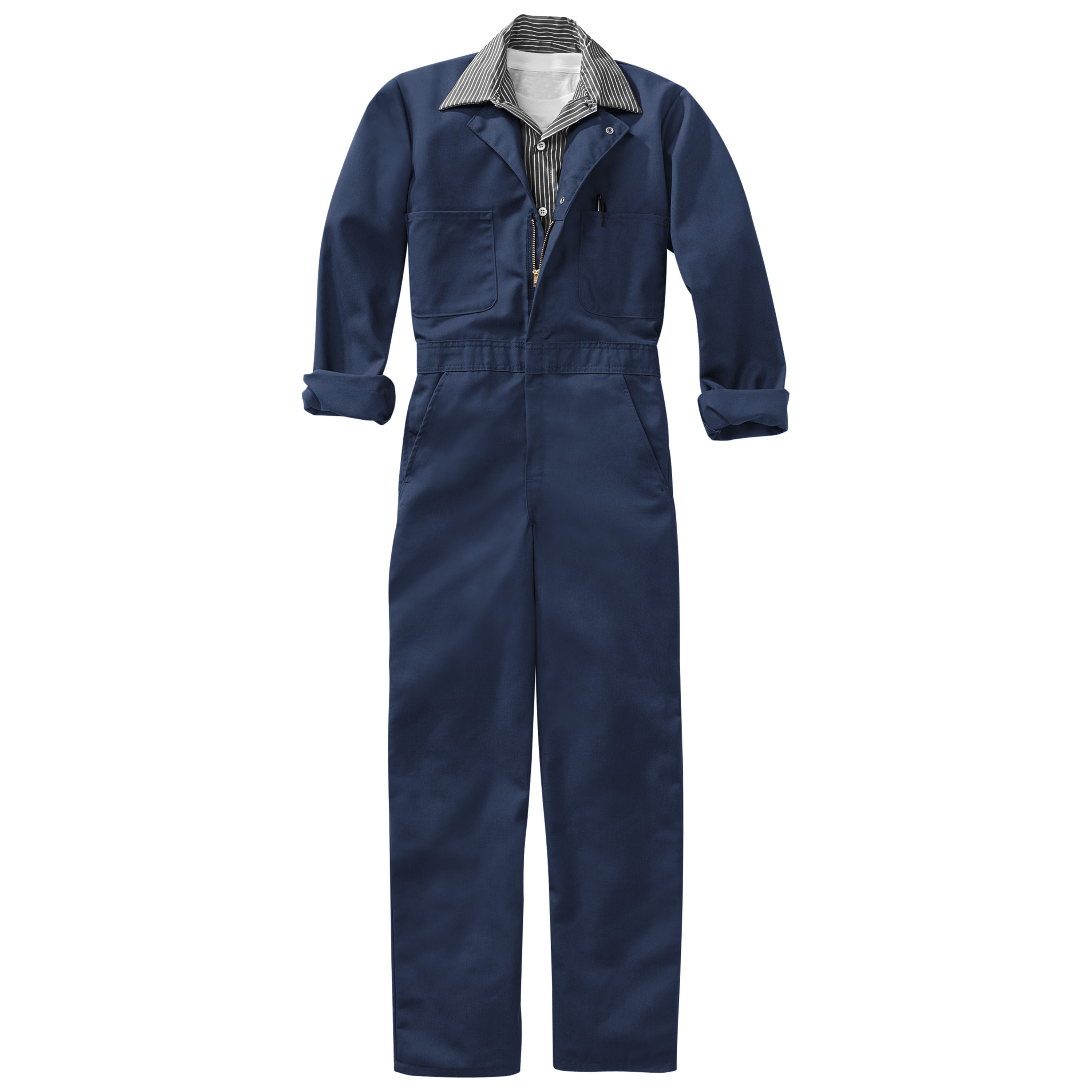 Red Kap Twill Action Back Coverall with Chest Pockets - Picture 17 of 32