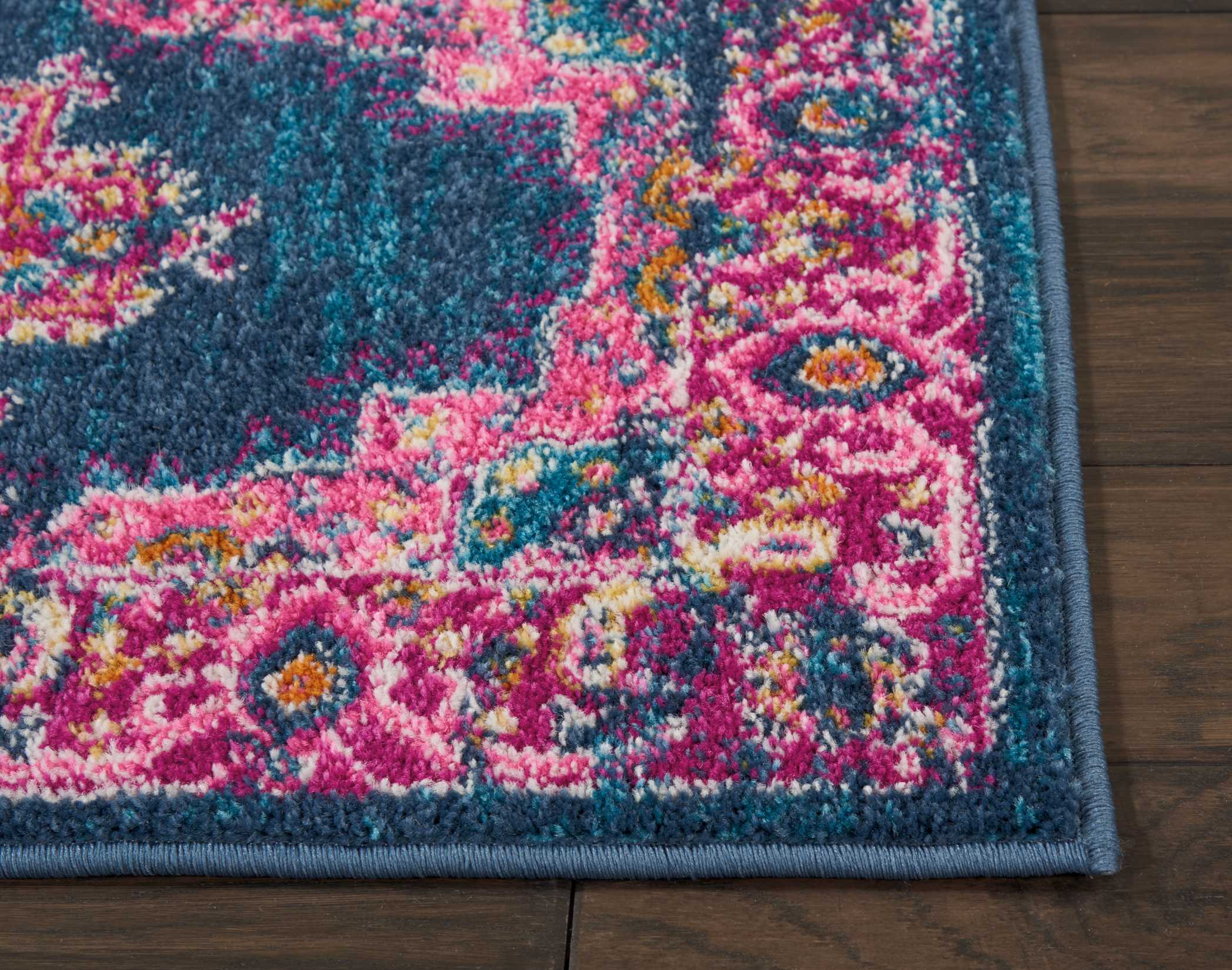 Nourison Passion 1'10" x 2'10" Blue Bohemian Indoor Rug