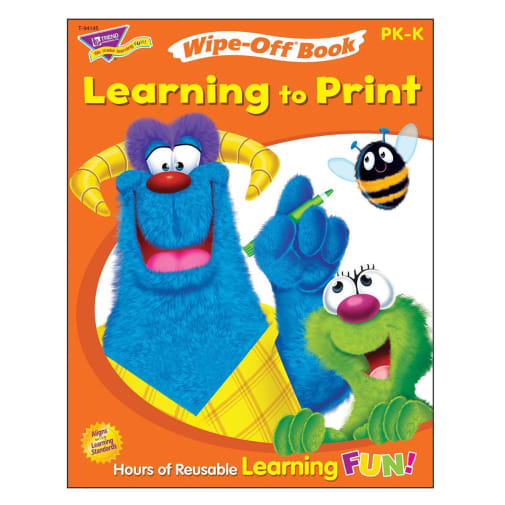 Learning to Print Wipe-Off Book