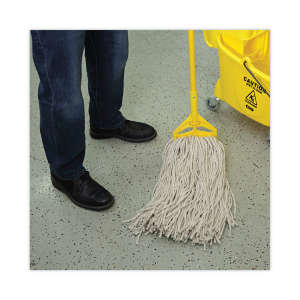 Boardwalk, Cotton Cut-End Wet Mop Head with 1" Headband, 32 oz, White