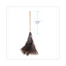 Boardwalk, Professional Ostrich Feather Duster, 13" Handle, Ostrich Feather, Gray, 10 in