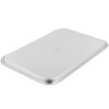 17-inch oblong stainless steel serving and display tray with satin finish