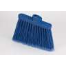 Carlisle, Sparta, 12in, Color Coded Duo-Sweep Flagged Angle Broom, Polyester Bristles, Blue