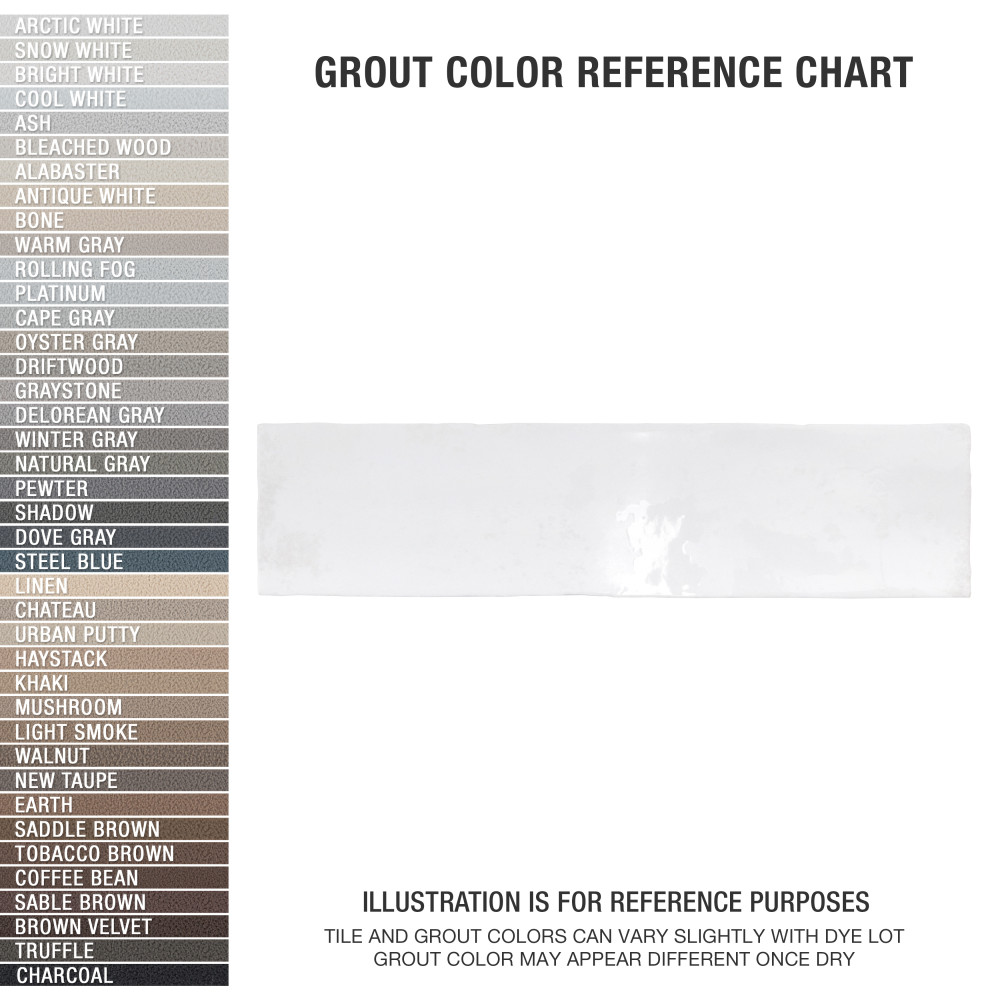 Sample – Biarritz White Ceramic Wall Tile