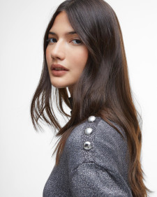 Jade Crew Neck Jumper Chrome