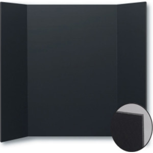 Foam Project Board, 36" x 48", Black, Pack of 10