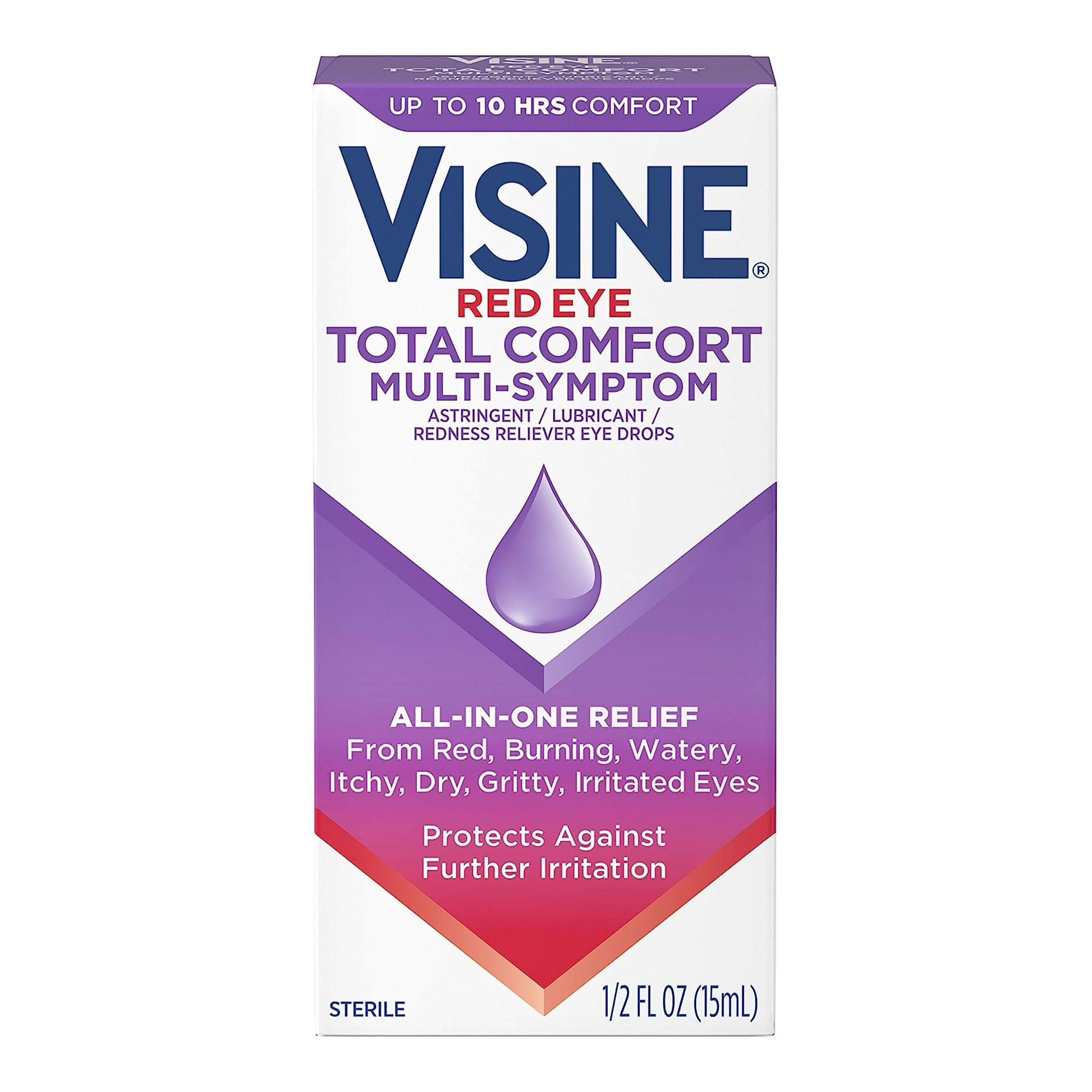Visine Red Eye Total Comfort Multi-Symptom Eye Drops