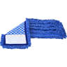 Hillyard, Trident, Premium Looped Microfiber Mesh Pocket Mop, 18"W, Blue