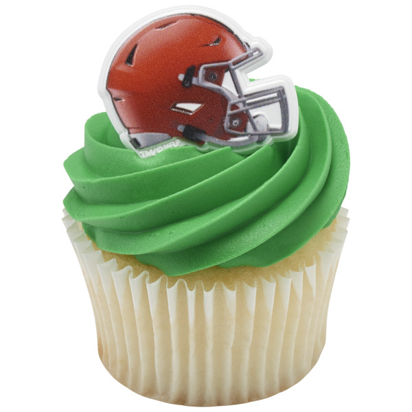 NFL Team Helmet Cupcake Rings