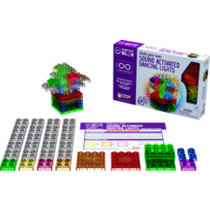 Circuit Blox Lights Starter, Circuit Board Building Blocks, 32 Pieces