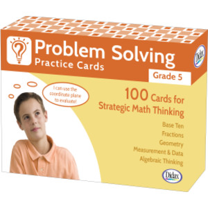 Problem Solving Practice Cards, Grade 5