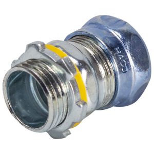 1 Inch Raco® Zinc Electroplated Steel Raintight EMT Compression Connector