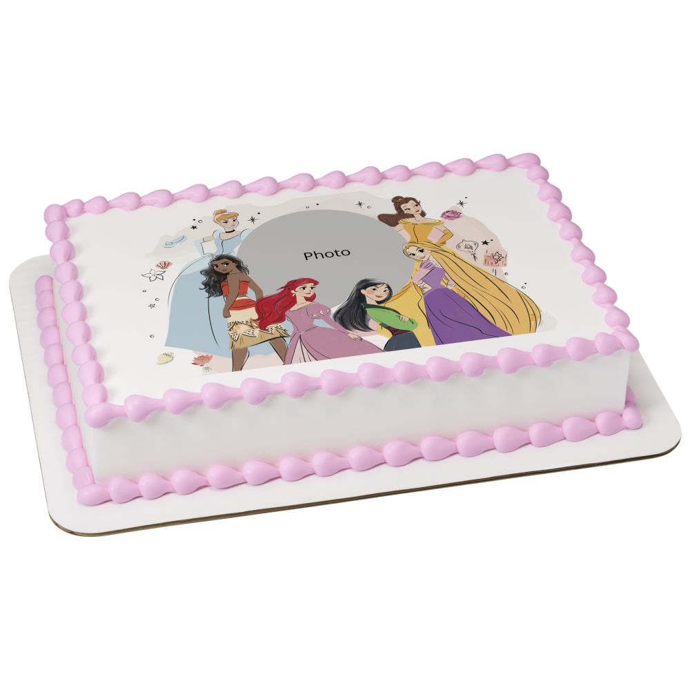 Image Cake Disney Princess Best Friends