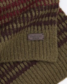 Branton Beanie and Scarf Gift Set Army Green