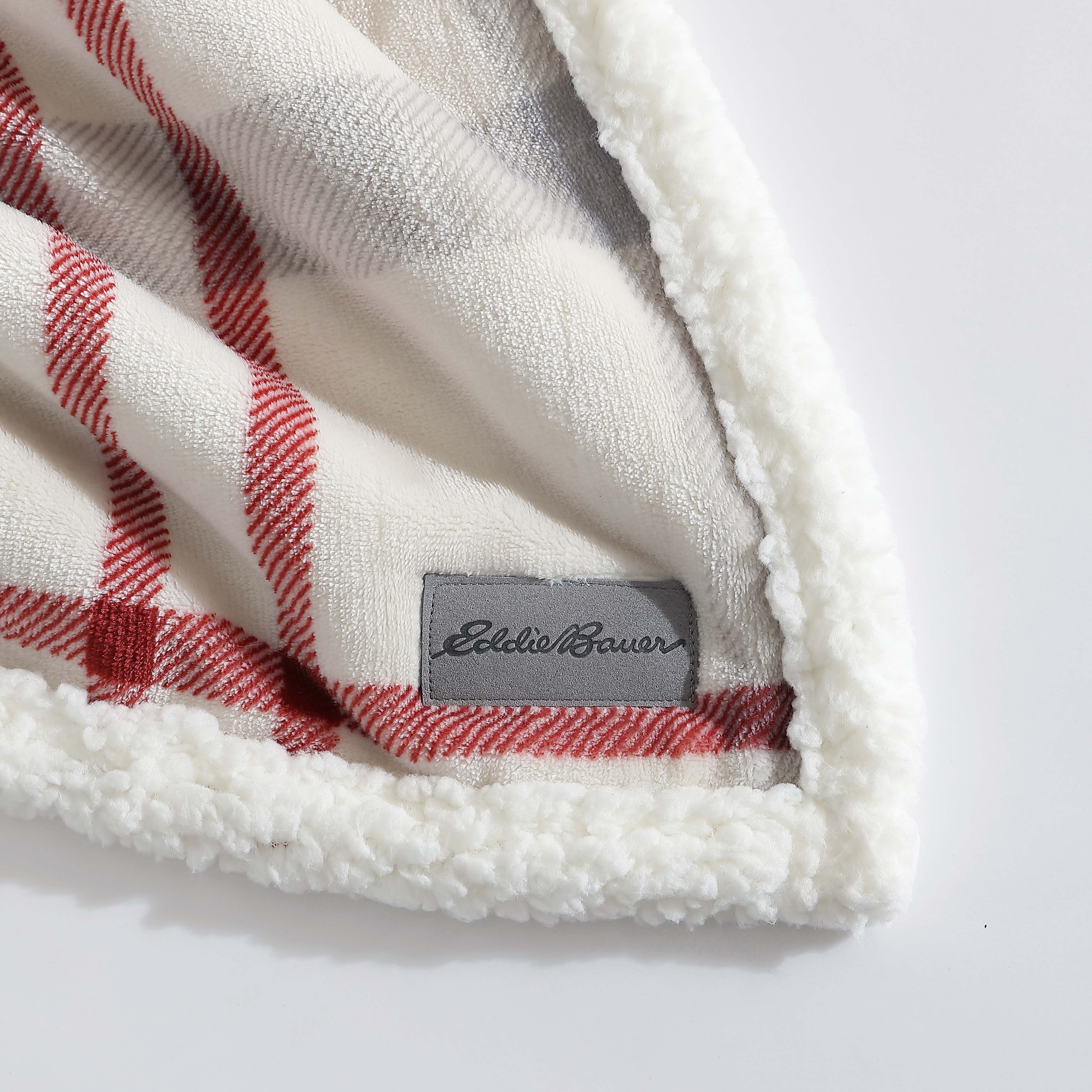 Eddie Bauer Plush-Fleece Throw Blanket