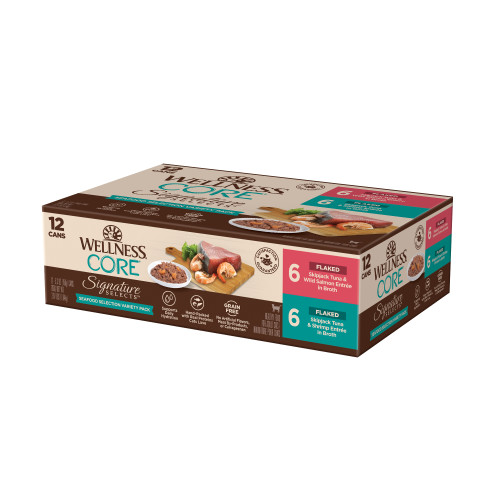 Wellness CORE SIGNATURE SELECTS Seafood Selection Variety Pack Front packaging
