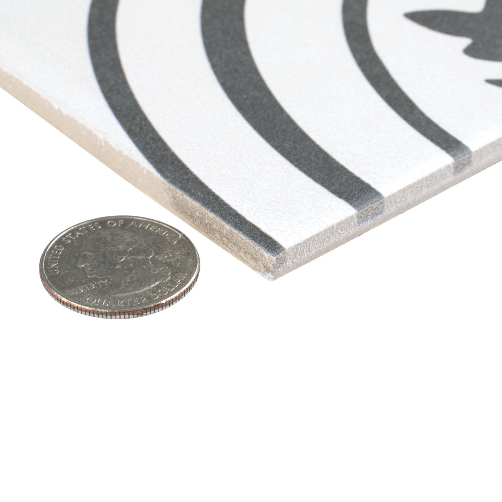 Twenties Vintage 7-3/4 in. x 7-3/4 in. Ceramic Floor and Wall Tile