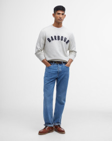Prep Logo Sweatshirt Ecru Marl