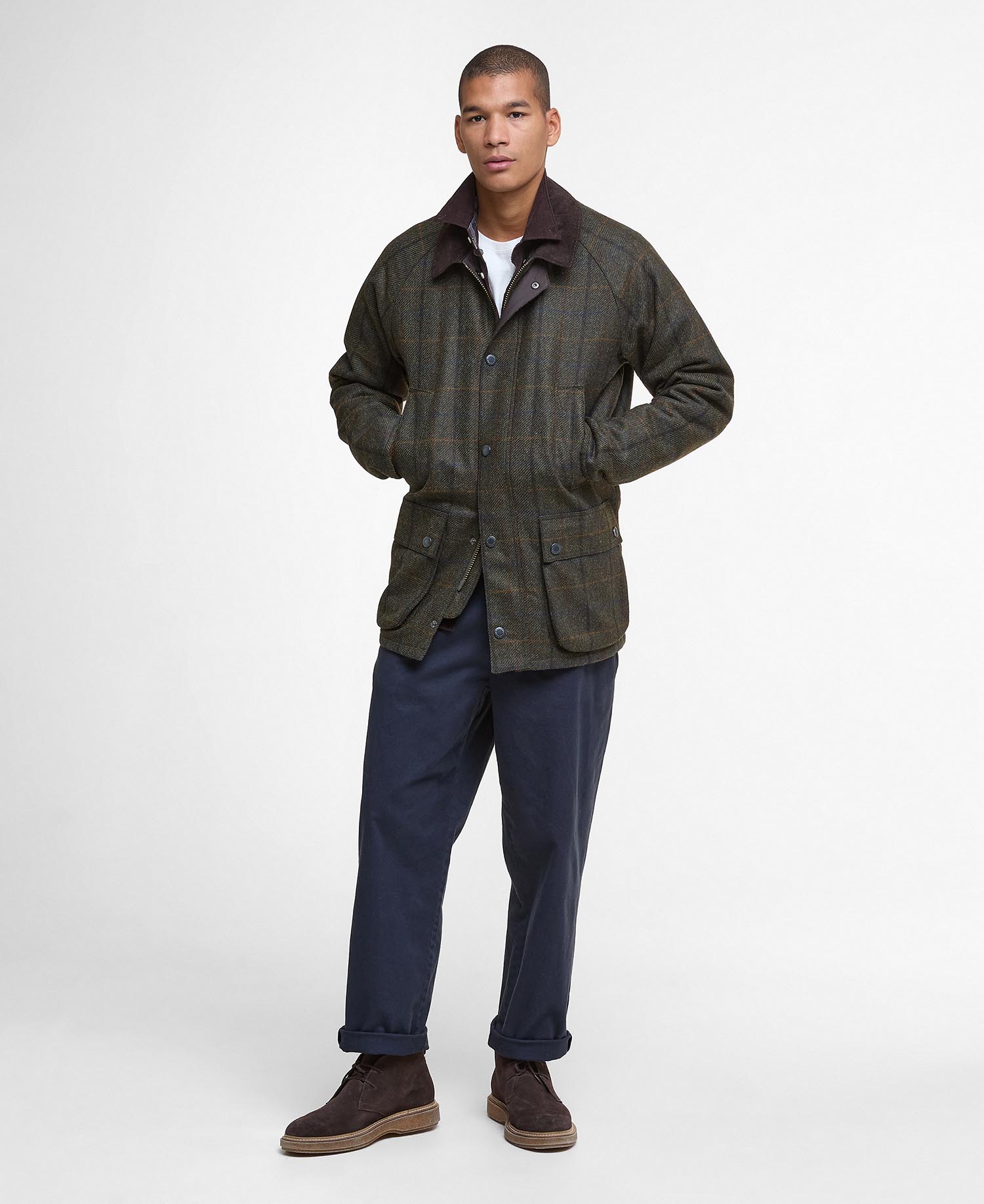 Bedale Check Wool Jacket image number 1
