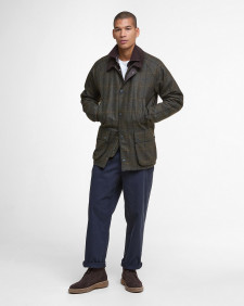 Bedale Check Wool Jacket Brown
