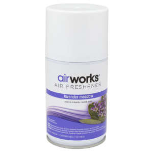 Hospeco, AirWorks®  Metered Aerosol Air Freshener, Lavender Meadow,  7 oz Can