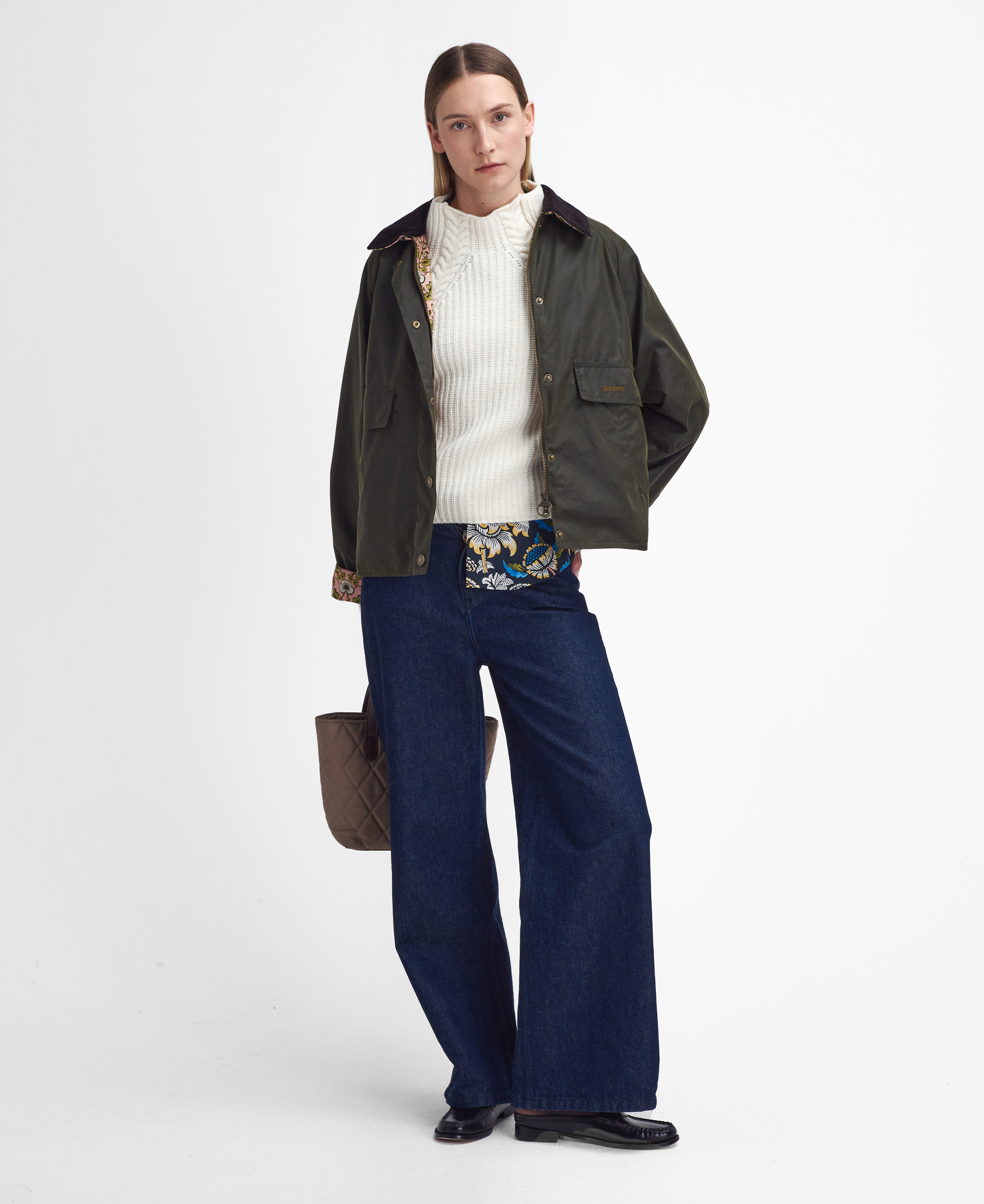 Barbour x William Morris Gallery Rendall Waxed Jacket image number 1