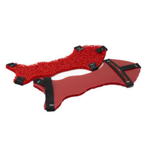 APR13072, Advantage Products Corp, PAWS, Spaghetti-loop Slip-on soles, Red