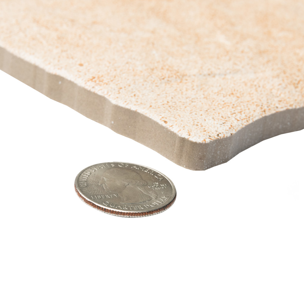 Country Beige 5-7/8 in. x 5-7/8 in. Porcelain Floor and Wall Tile