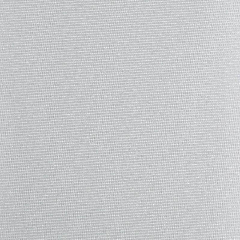 White, slightly off-white woven fabric or canvas filling the frame with fine horizontal ribbed texture; lying flat and blank; evenly lit close-up with no other objects.