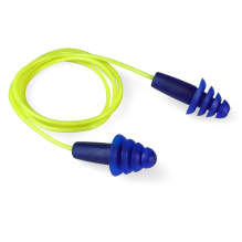 Radians Resistor® II Corded Reuseable Flanged Earplugs Two Pair Blister Pack