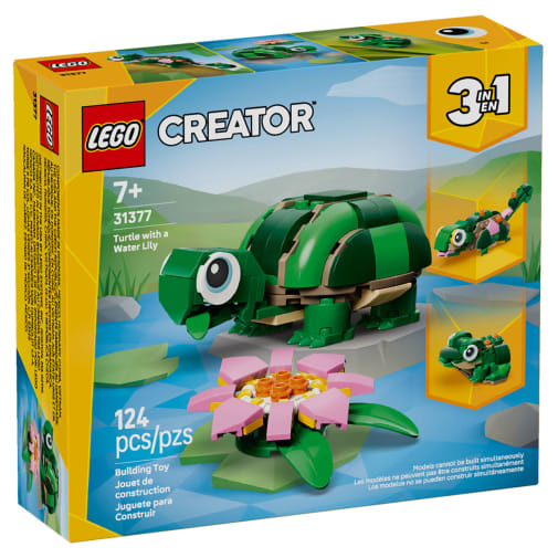 LEGO Creator Turtle with a Water Lily Flower (31377)