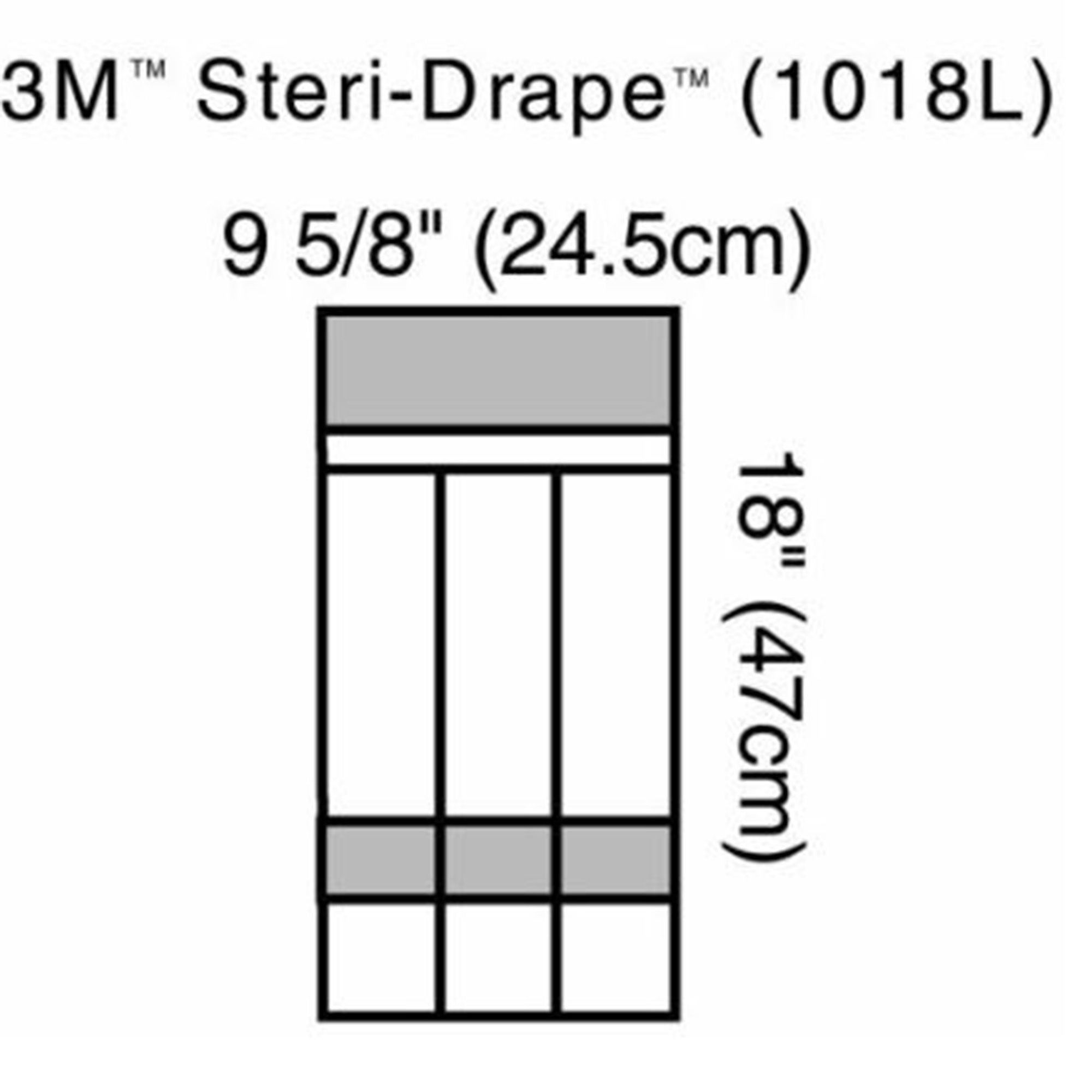 3M™ Steri-Drape™ Sterile Instrument Pocket Drape, 47 x 25 Centimeter
