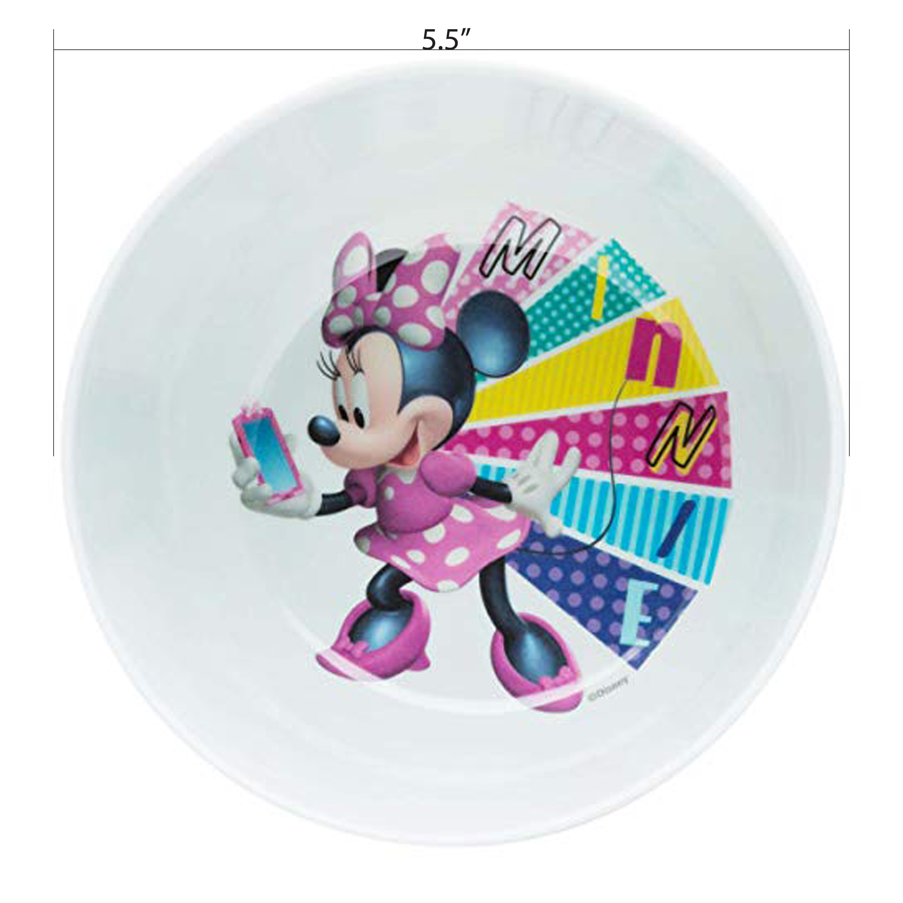 Disney Kids Dinnerware Set, Minnie Mouse, 3-piece set slideshow image 3 Disney Kids Dinnerware Set, Minnie Mouse, 3-piece set slideshow image 3