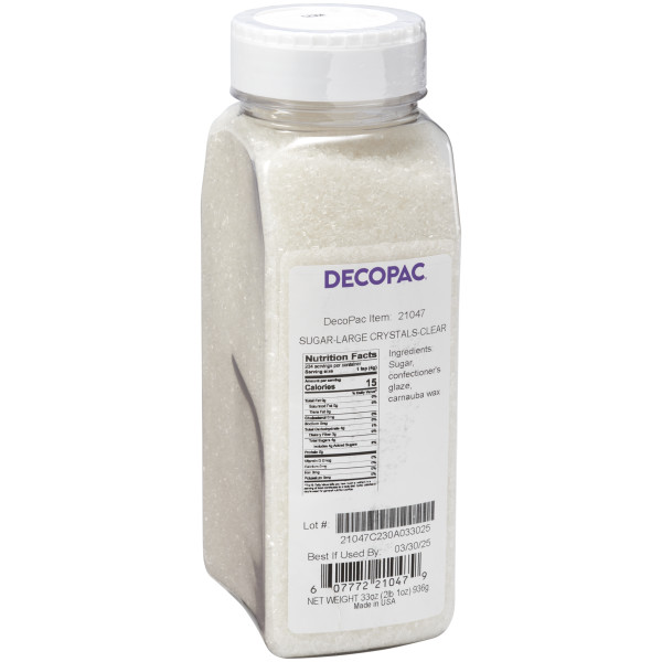 Large White Crystal Made Simply™ Sanding Sugar