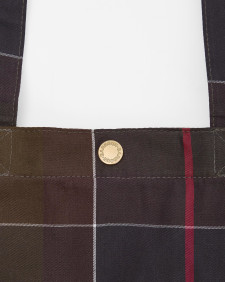 Borsa tote Telfield in tartan 
