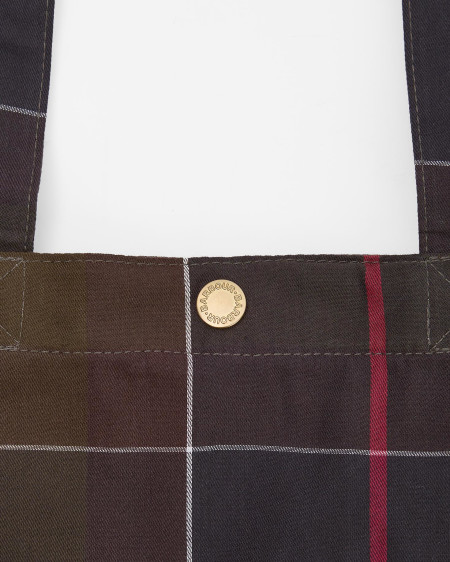 Borsa tote Telfield in tartan