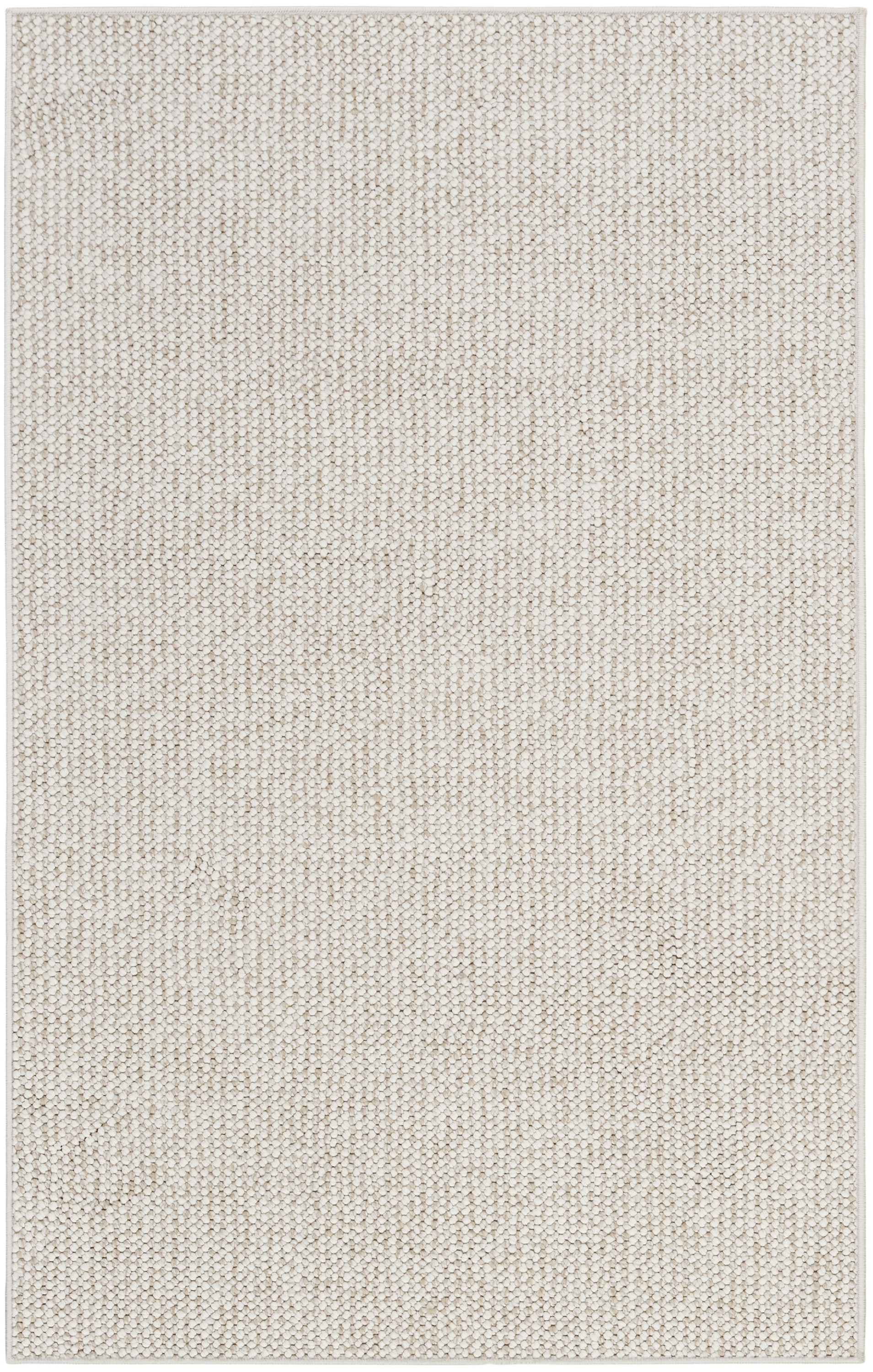 Nourison Natural Texture 2'2" x 3'9" Ivory Beige Farmhouse Indoor Rug