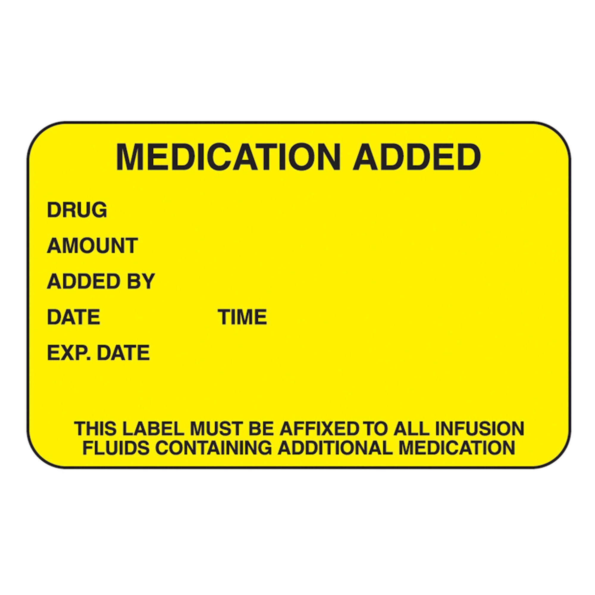 Indeed Medication Instruction Advisory Label