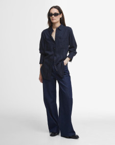 Bluse Carrie Relaxed Pinstripe 