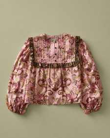 Barbour FARM Rio Cami Long-Sleeved Blouse Tropical Print