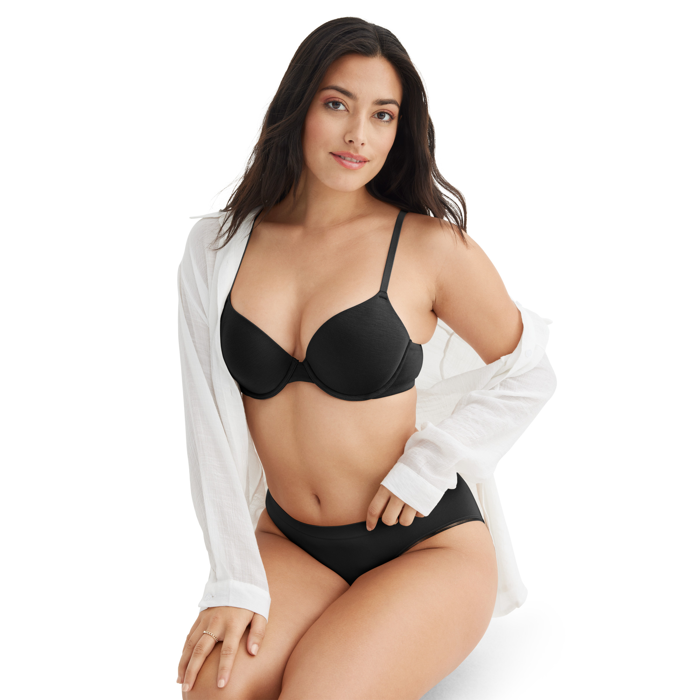 Jockey Women's Smooth & Sleek Supersoft Demi Coverage Underwire T-Shirt Bra - Picture 5 of 31