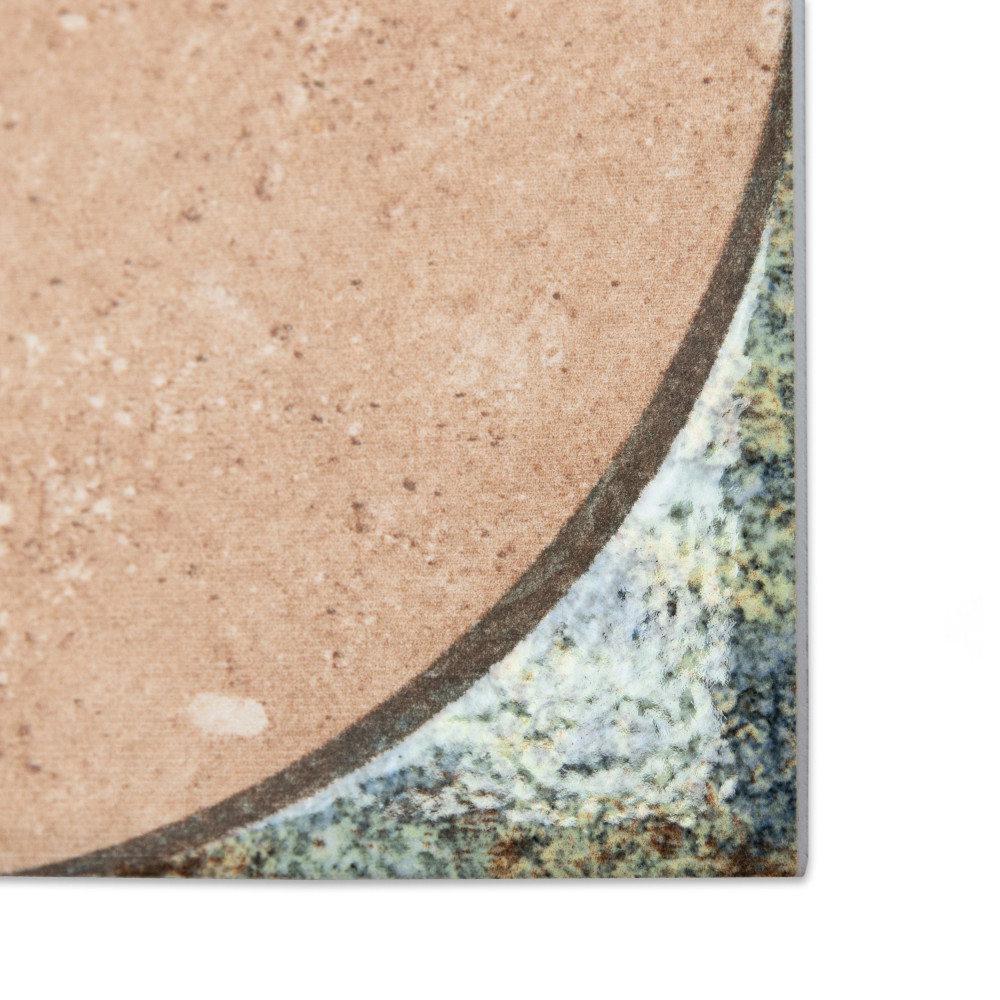 Atlas Star Quartet Cotto Ocean 9-3/4 in. x 9-3/4 in. Porcelain Floor and Wall Tile